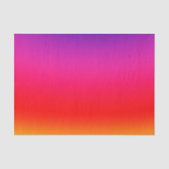 Bright Colourful Neon Gradient Tissue Paper (Front)