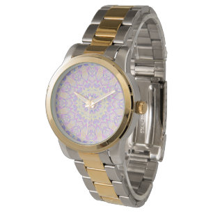 Bright Colourful Quirky Boho Hippie Pastel Mandala Watch