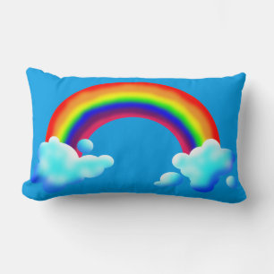 Bright & Colourful Rainbow Lumbar Pillow