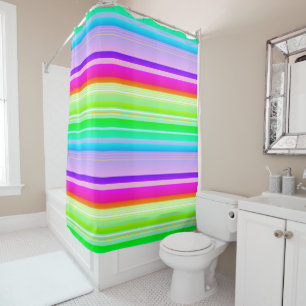 Bright colourful rainbow striped