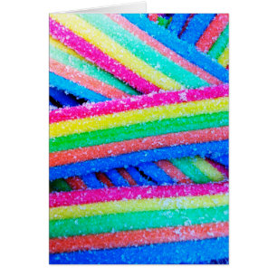 Bright Colourful Sugar Sweets Rainbow Candy Stripe