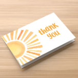 Bright colourful sunshine boho watercolor thank you card<br><div class="desc">For more advanced customization of this design,  simply select the "Edit using Design Tool" button above!</div>