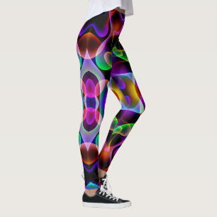 Bright Colourful Women's Leggings Running Pants
