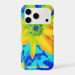 Bright Colourful Yellow Orange Flower Personalized