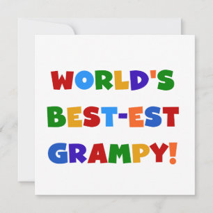 Bright Colours Best-est Grampy T-shirts and Gifts