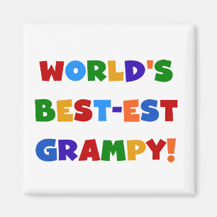 Bright Colours Best-est Grampy T-shirts and Gifts Magnet