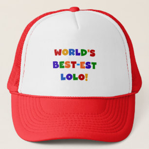 Bright Colours Best-est Lolo T-shirts and Gifts Trucker Hat