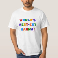 Bright Colours Best-est Nanna Tshirts