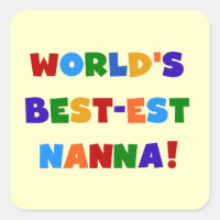 Bright Colours Best-est Nanna Tshirts