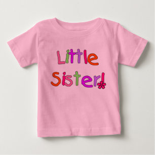 Bright Colours Little Sister Baby T-Shirt