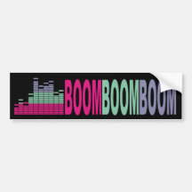 Bright colours music bass sound 80s rock on audio