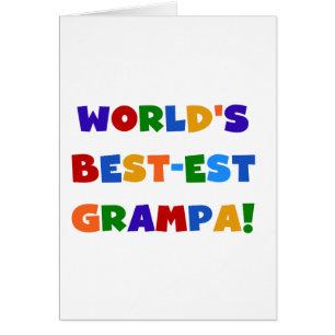 Bright Colours World's Best-est Grampa Gifts