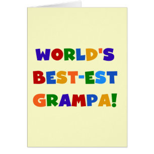 Bright Colours World's Best-est Grampa Gifts