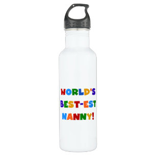 Bright Colours World's Best-est Nanny 710 Ml Water Bottle