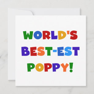 Bright Colours World's Best-est Poppy Gifts