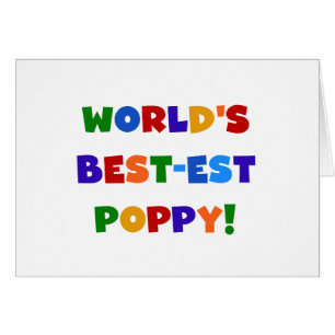 Bright Colours World's Best-est Poppy Gifts