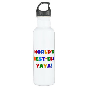 Bright Colours World's Best-est Yaya 710 Ml Water Bottle