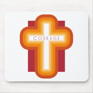 Bright Courage Cross Mouse Pad