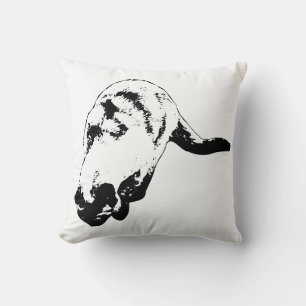 Bright Curl, Cozy Nook Throw Pillow