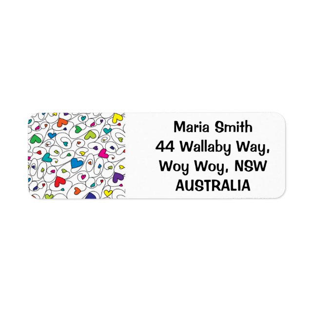 Bright curly hearts (Front)