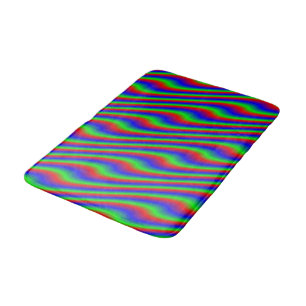 Bright Curves Bath Mat