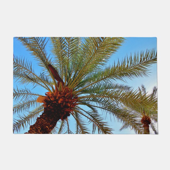 Bright Date Tree  Doormat (Front)