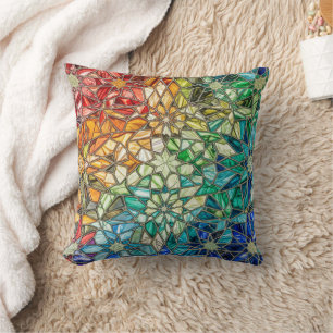 bright day 3 throw pillow