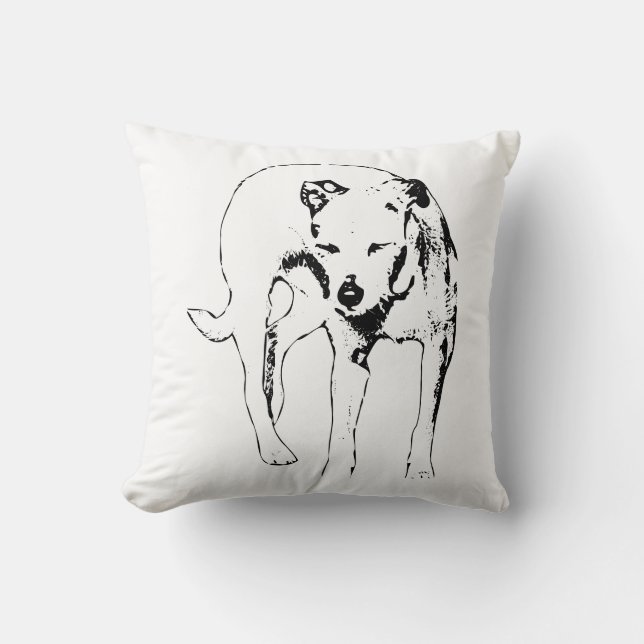 Bright Day Pause Throw Pillow (Front)