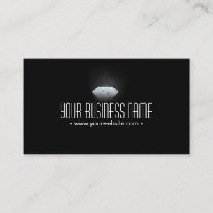 Bright Diamond In The Dark Jeweller Business Card