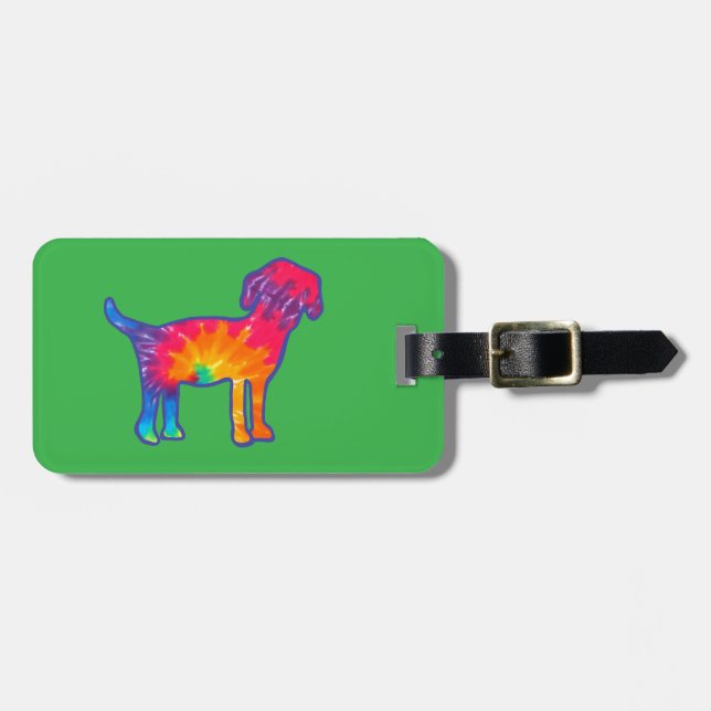 Bright Dog Luggage Tag (Front Horizontal)