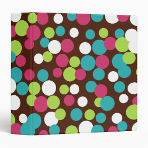 Bright Dots Kitchen Recipe School Binder Gift