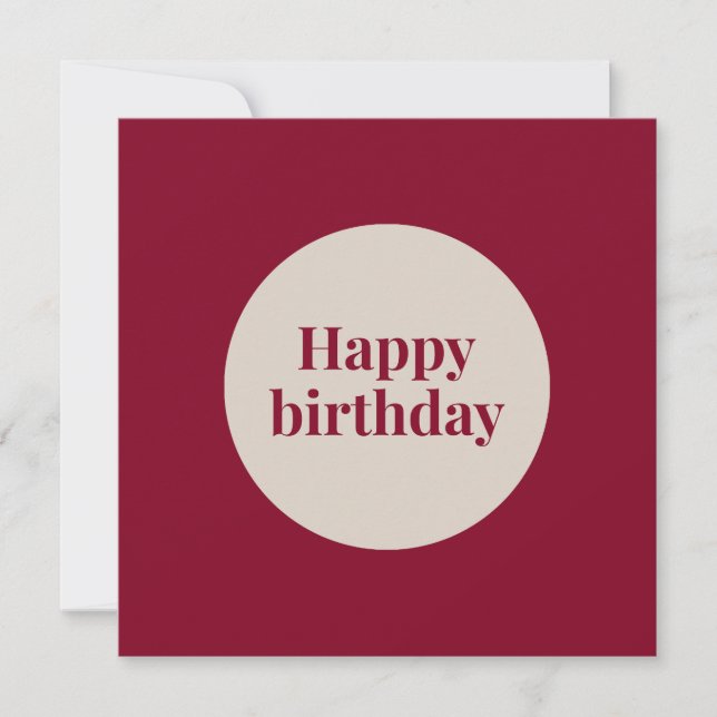 Bright Escape Birthday Card - carte #9 de 18 (Devant)