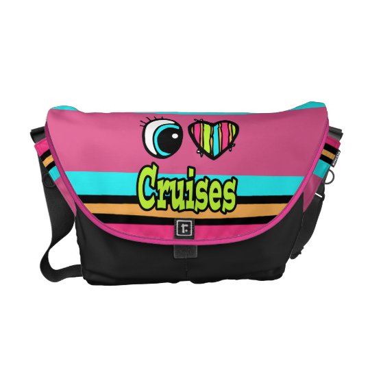 Bright Eye Heart I Love Cruises Commuter Bag