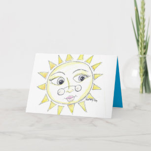 Bright eyed sunshine note cards