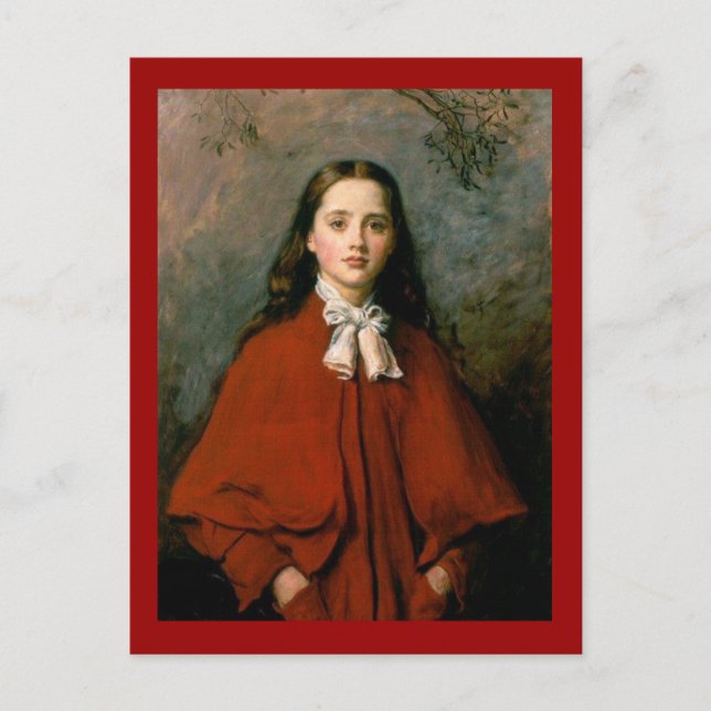 Bright Eyes by Sir John Everett  Millais Postcard (Front)