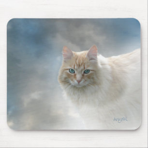 Bright Eyes Cat mousepad © AH2010