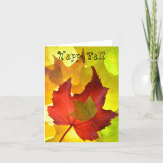 Bright fall Note Card