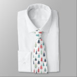Bright Festive Christmas Tree Pattern Tie<br><div class="desc">Bright Festive Christmas Tree Pattern Neck Tie.</div>