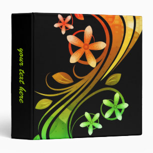 Bright Floral 1.5" Binder