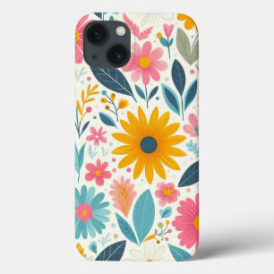 Bright Floral Bloom iPhone 13 Case