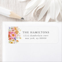 Bright Floral Botanical Elegant Mariage d'aquarell