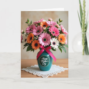 Bright Floral Mothers Day Card