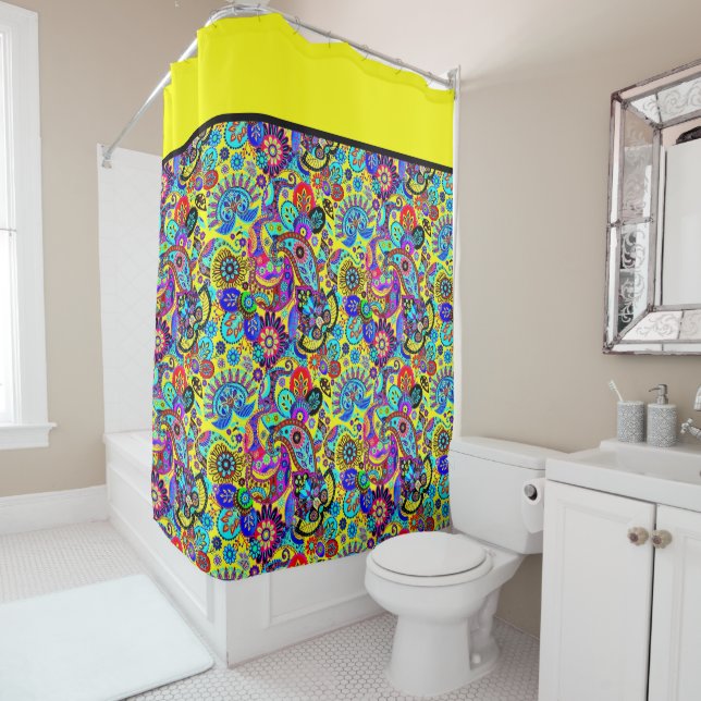 Bright floral paisley  (In Situ)