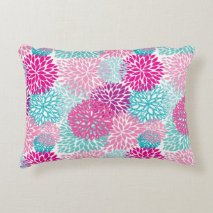 Bright Floral pattern 2 Decorative Pillow