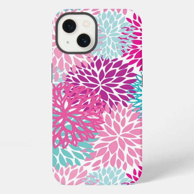 Bright Floral pattern 2 iPhone Case (Back)