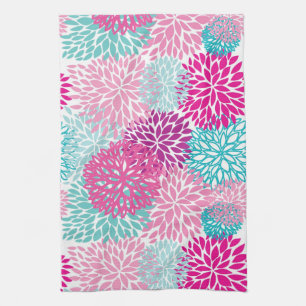 Bright Floral pattern 2 Kitchen Towel