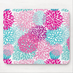 Bright Floral pattern 2 Mouse Pad