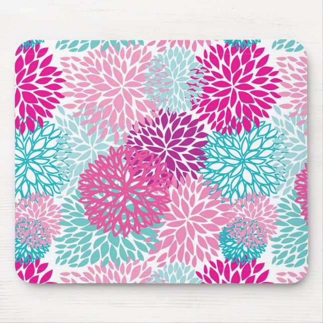 Bright Floral pattern 2 Mouse Pad (Front)