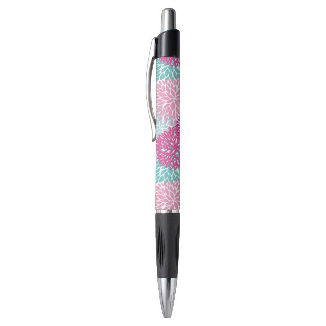 Bright Floral pattern 2 Pen (Top (Vertical))