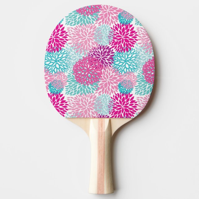 Bright Floral pattern 2 Ping Pong Paddle (Front)